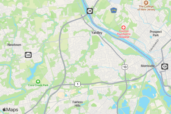 Garden of Reflection 5K location map image