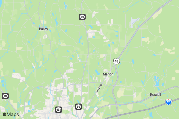 Gateway Church Glow Run location map image