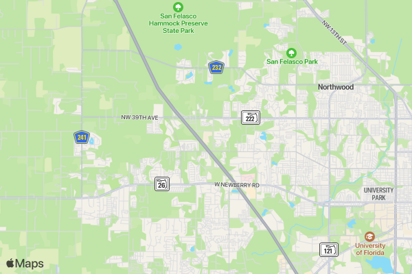 Gator Clot Trot location map image