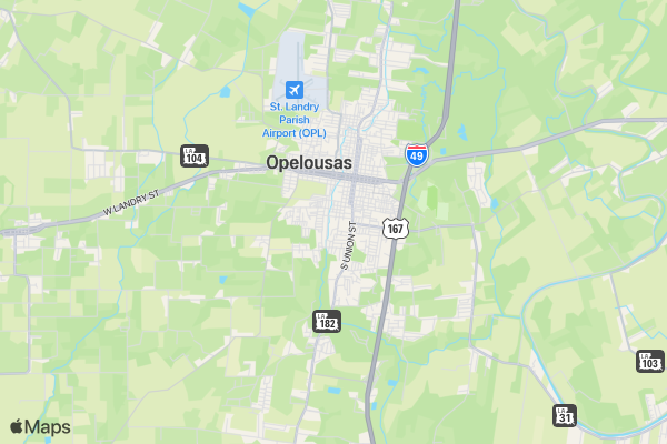 Geaux teh Extra Mile 2023 location map image