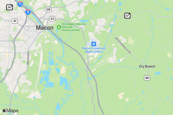 GEICO Special Olympics 5K and Fun Run location map image