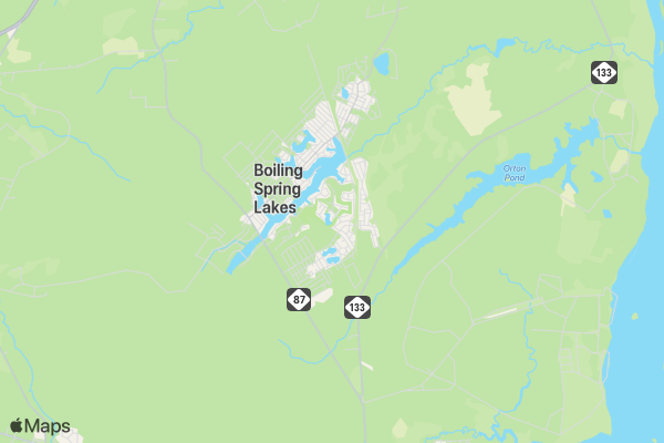 Gene across NC location map image