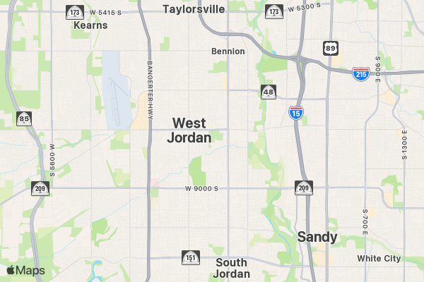 Gene Fullmer Recreation Center 25th Anniversary Races location map image
