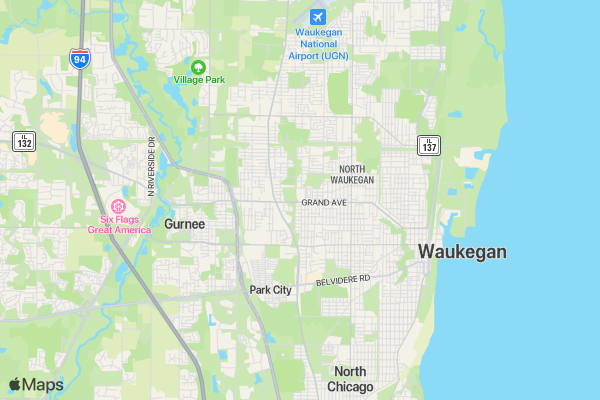 George Bridges 5K location map image