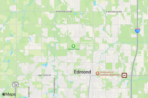 Girls Camp Color Run location map image