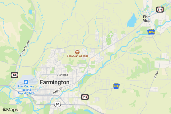 Glow in the Dark Fun Run location map image