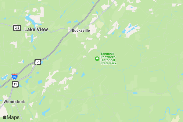 Glow in The Park 5k for Missions location map image