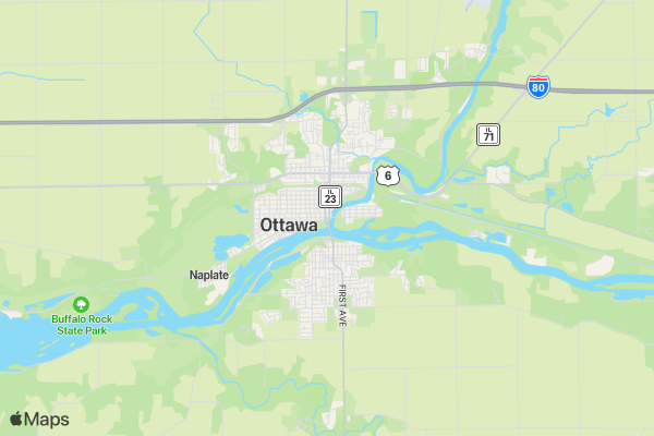 glow run/walk 5k for tornado relief location map image