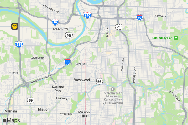 Go Girl Run KC location map image