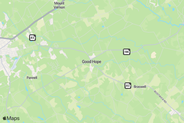 Good Hope Coffee Run location map image