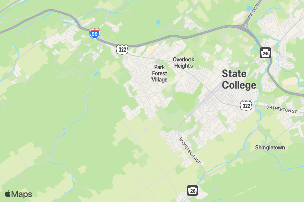 GP Red Run location map image