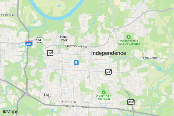 Grace Church Missions Possible 5k location map image