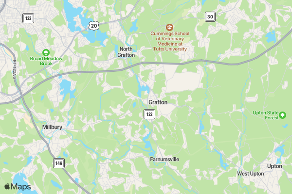 Grafton Gazebo Road Race location map image
