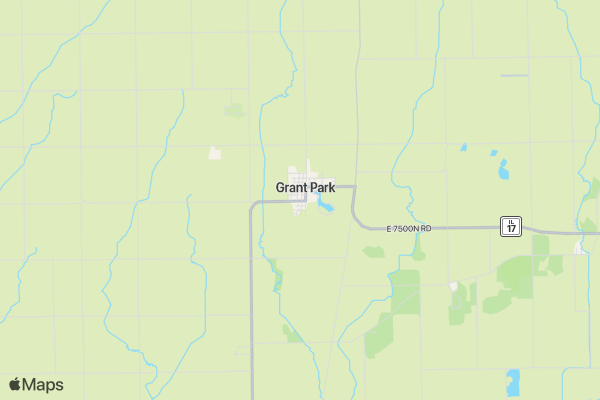 Grant Park Festival 5K location map image