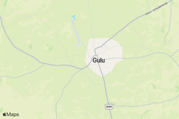 GULU CITY MARATHON 2023 / UNITY IN MOTION location map image