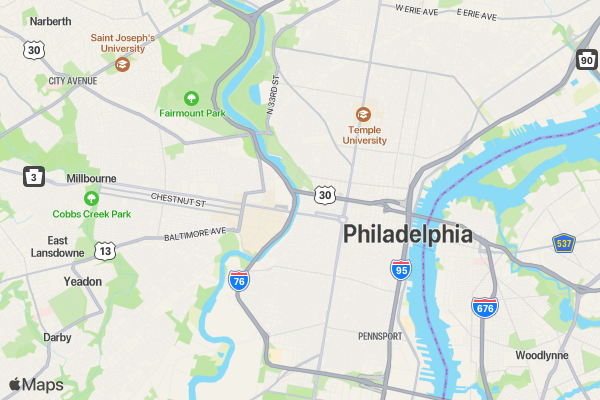 Halloween Run 5K/10K/13.1 PHILADELPHIA location map image