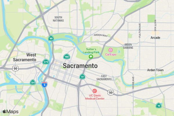 Halloween Run 5K/10K/13.1 SACRAMENTO location map image