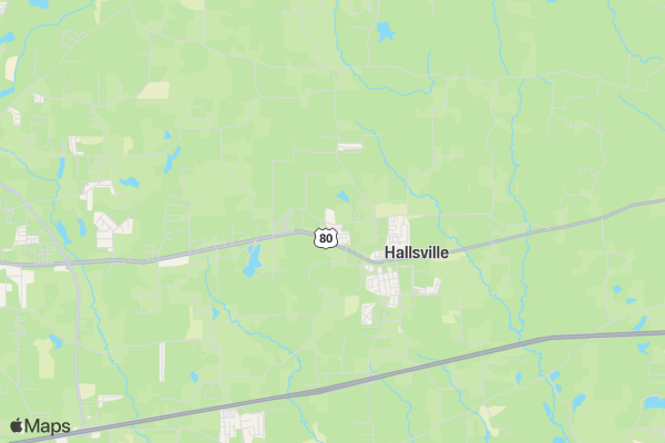 Hallsville Western Days 5K/Fun Run location map image