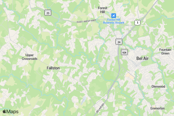 Harrison Conlon 5K location map image