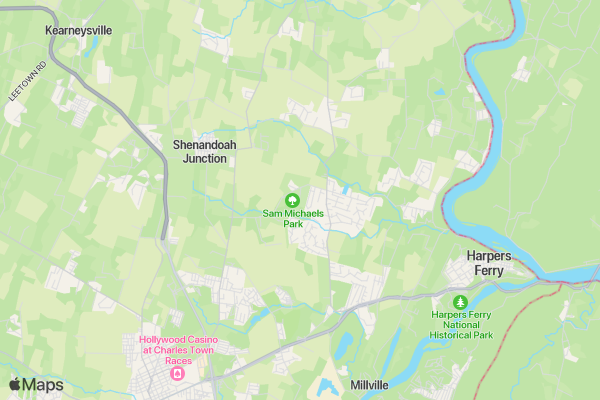 Hatfield vs. McCoy Race Series Oct. 20th location map image