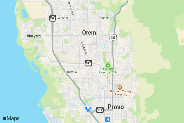 Haunted Half Provo location map image
