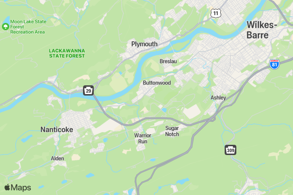 Hawkeye 5k location map image