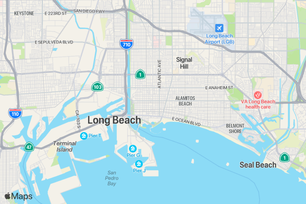 HBCU Alumni Charity 5k LA location map image