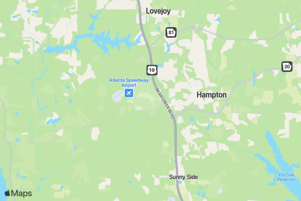 HCSO Deputy Dash location map image