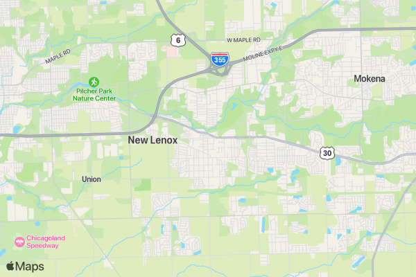 Heather Glen Trick or Trot 5K location map image