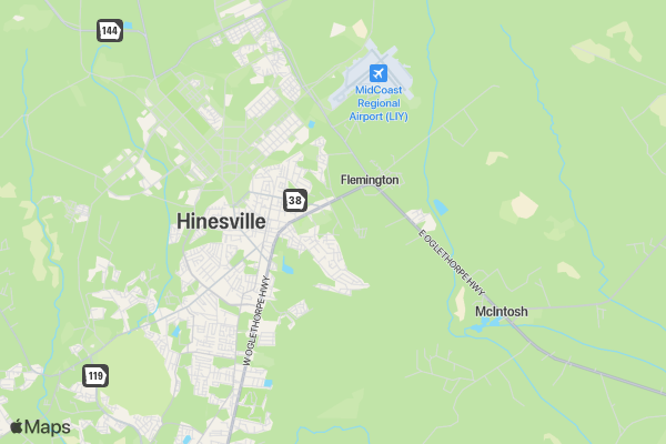Helen's Haven Children's Advocacy Center 5K location map image