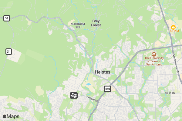 Helotes Beer Garden Run location map image