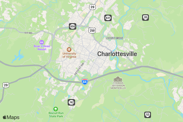 Helping Hands Race for Hunger location map image