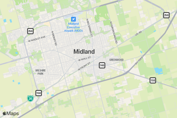 HIIT4Fit Midland Inaugural Row-Run Relay Marathon location map image