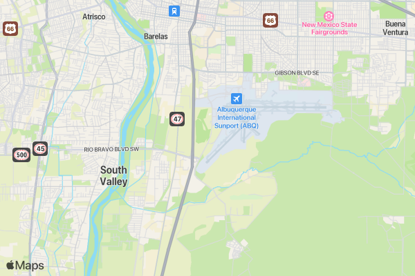 HIV Walk New Mexico location map image