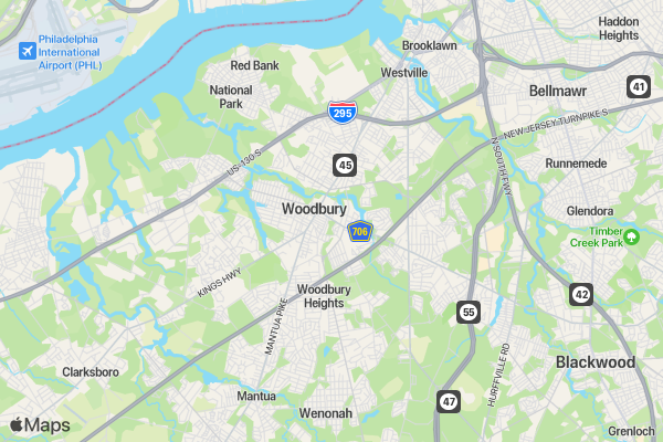 Holy Angels 5K  location map image