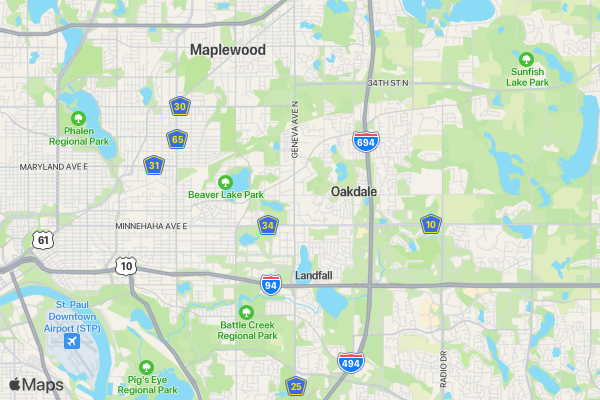 Holy Soles 5k location map image