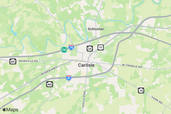 Hope Station's Mile For Justice location map image