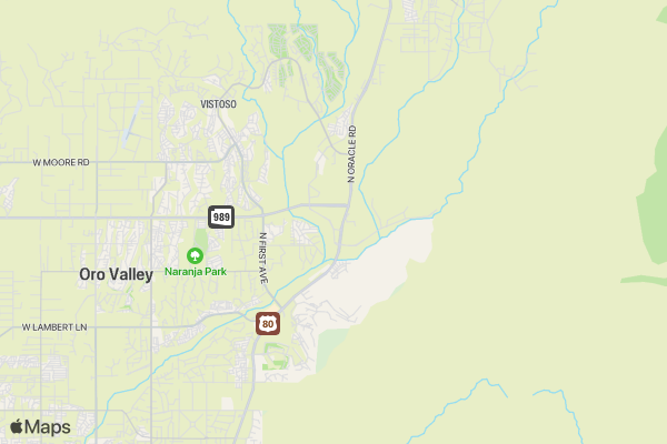 Hope Turkey Trot location map image