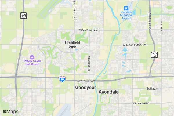 HOSA Splash of Color Run location map image