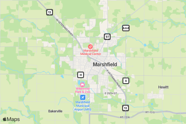 Hot Chocolate Fun Run location map image