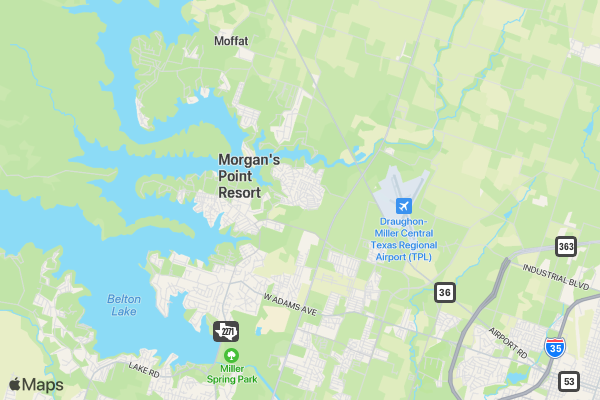 Hot on your Tail 5K location map image