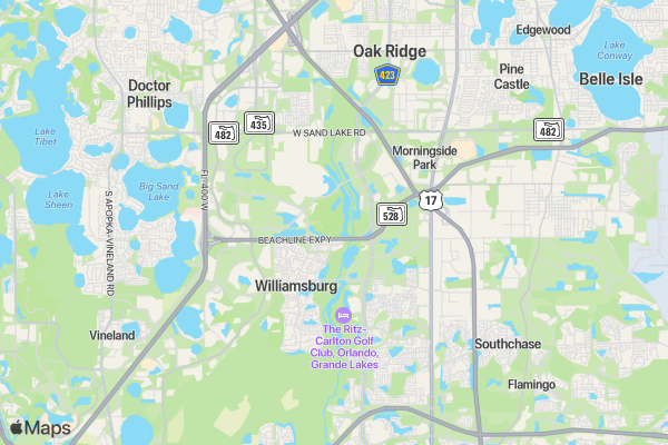 HR Florida Conference & Expo 5k location map image