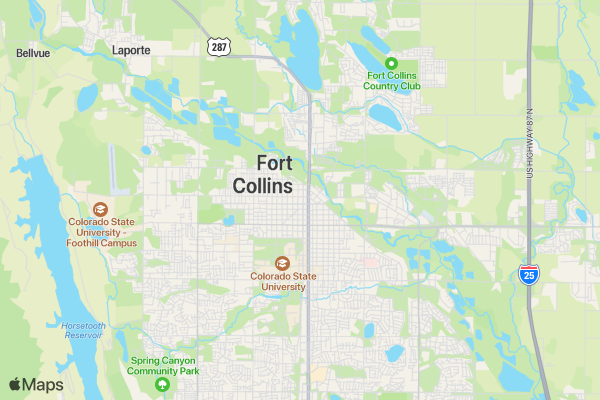 Human Race - Fort Collins location map image