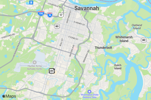 Hustle for Honduras 5K location map image
