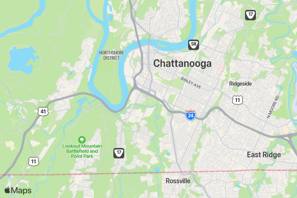 Hustlin' Tigers 5K  location map image
