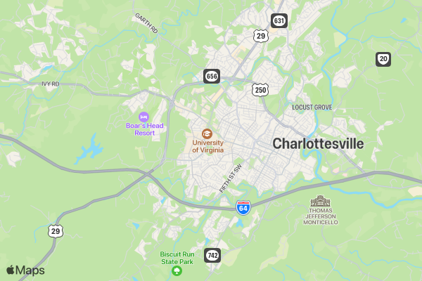 HUVA 5K location map image