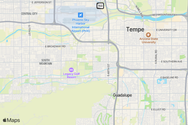 HYPE's Hunted 5K location map image