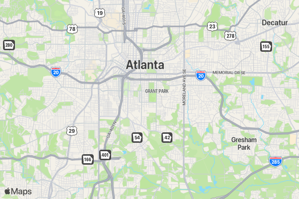 I Am a Father 5K Race - Atlanta location map image