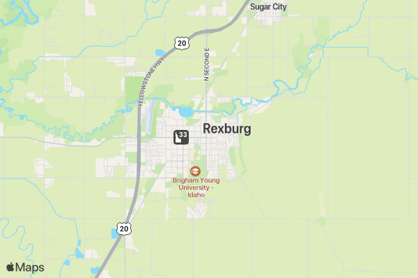 Idaho Triple Crown location map image
