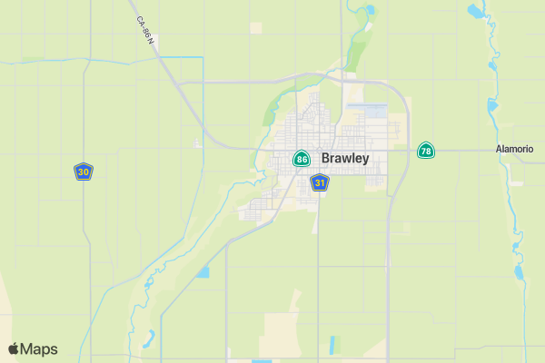 Imperial Valley Food Bank's Art Run Against Hunger 5K Event location map image